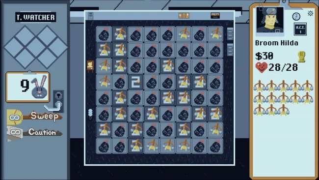 Captura de tela do jogo BroomSweeper