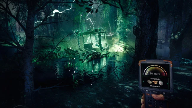 Captura de pantalla del juego Chernobylite