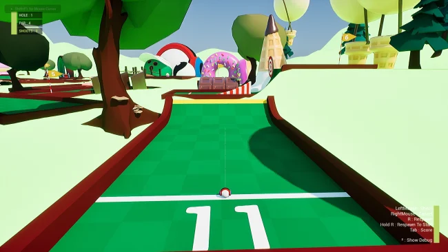 Candy Golf game screenshot