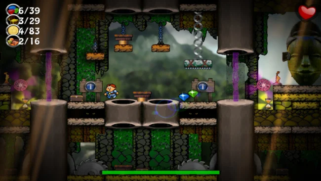 Canyon Capers game screenshot