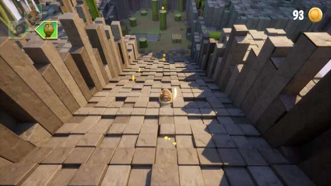 Captura de pantalla del juego Chickenhare y el tesoro de la barba puntiaguda