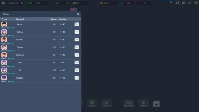 Capital Simulator gameplay screenshot