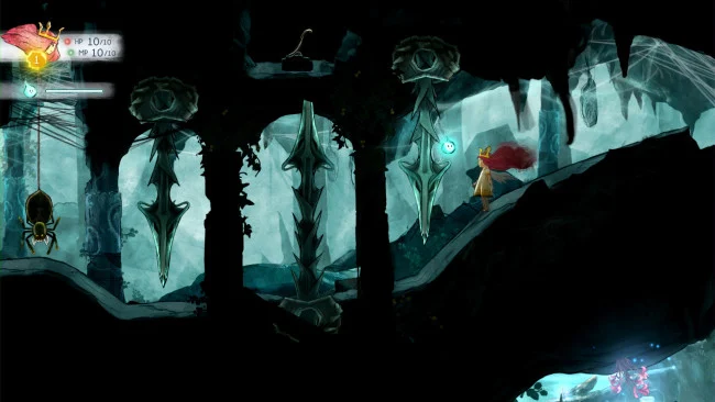 Captura de pantalla del juego Child of Light