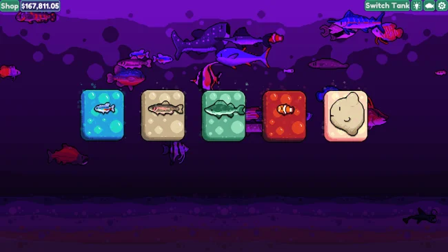 Captura de pantalla del juego Chillquarium