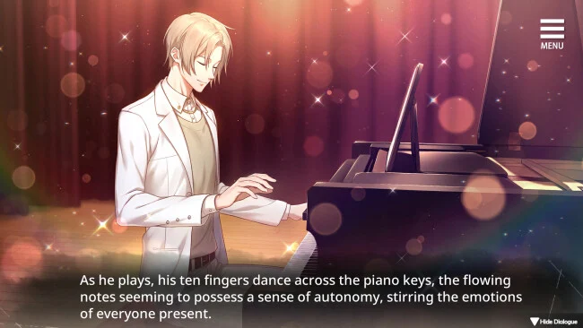 Captura de pantalla del juego de quiralidad