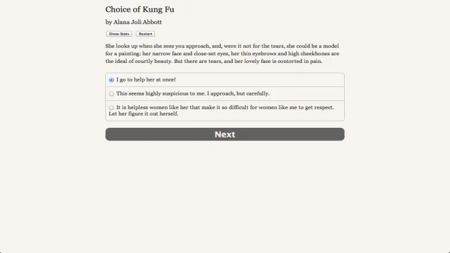 Selecciones de capturas de pantalla del juego de Kung Fu