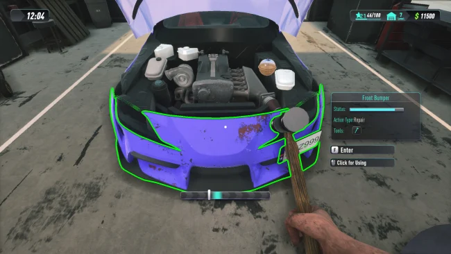 Screenshot of Car Service Simulator game