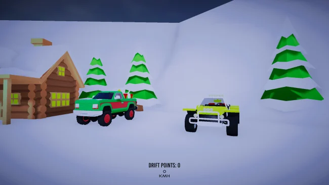Christmas Drift – Simulador de entrega para PC Captura de pantalla