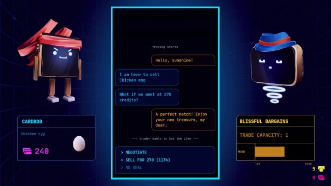 Screenshot of Cardbob for PC