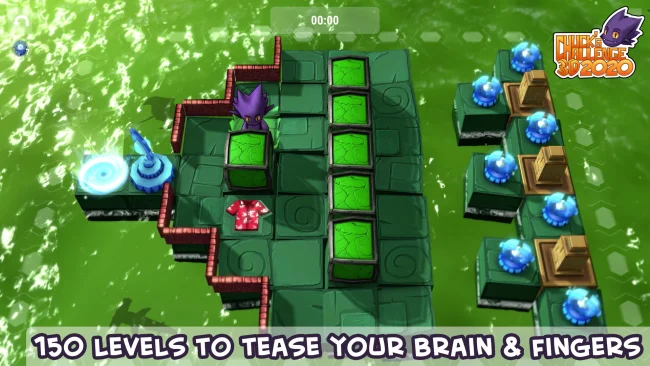 Captura de pantalla del juego Chuck's Challenge 3D