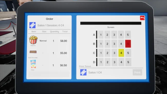 Captura de pantalla del juego Cinemaster Cinema Simulator