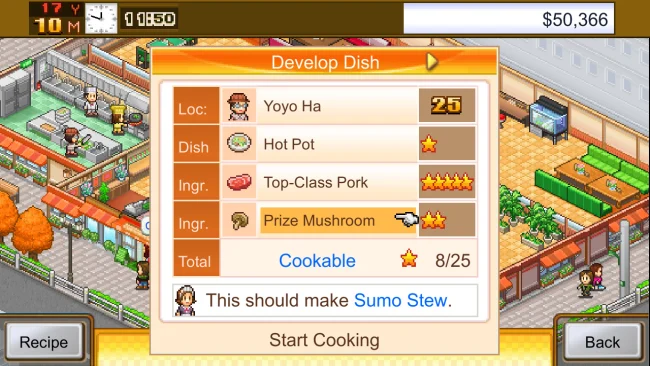 Captura de tela do jogo Cafeteria Nipponica