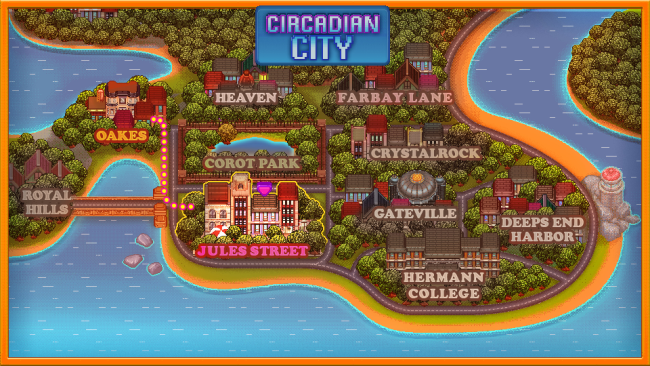 Captura de pantalla de PC de Circadian City