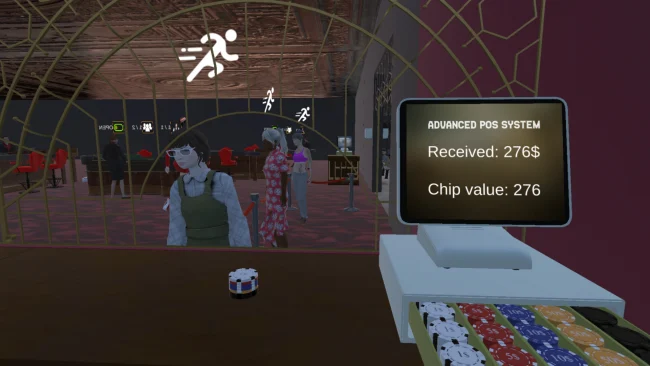 Casino simulator game screenshot
