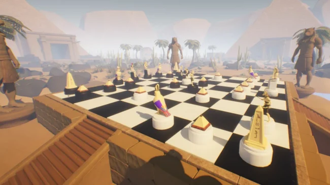 Captura de pantalla del juego de ajedrez de guerra de clanes