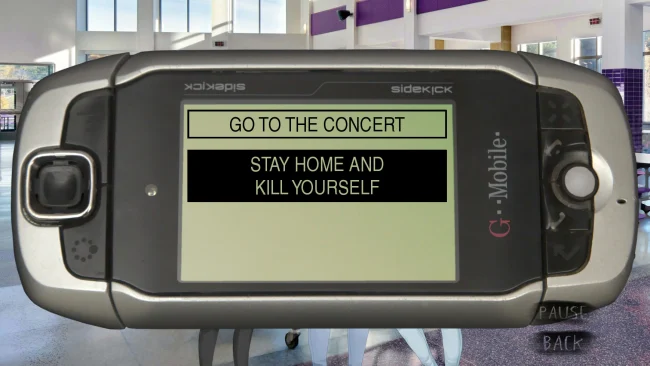 Captura de pantalla del juego de clase