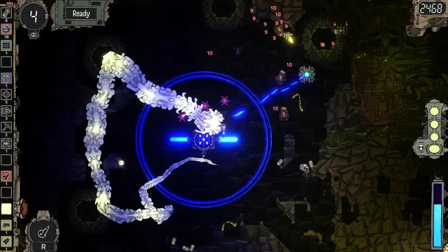 Captura de pantalla del juego CleanFall