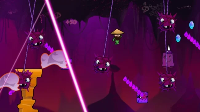 Captura de pantalla del juego Cloudberry Kingdom