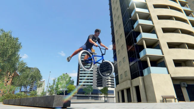 Capture d'écran du gameplay de BMX The Game