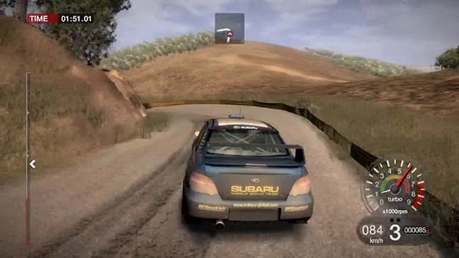 Colin McRae: captura de pantalla de Dirt PC