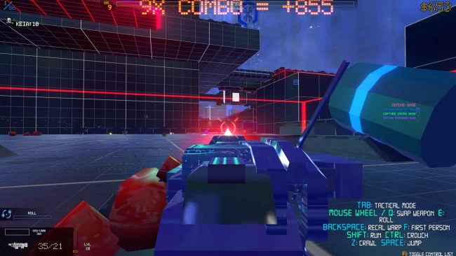 Capture d'écran du gameplay de Bot Wars