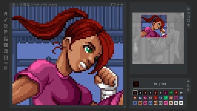 Juego de colorear: captura de pantalla del juego de estudio