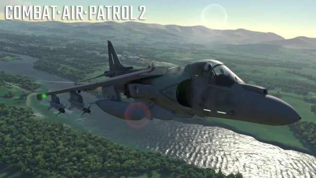 Patrulla aérea de combate: captura de pantalla para PC de Military Flight Simulator