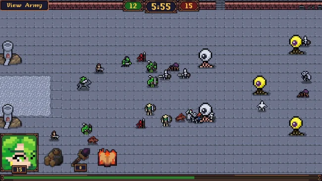 Captura de tela do jogo Castle Warriors