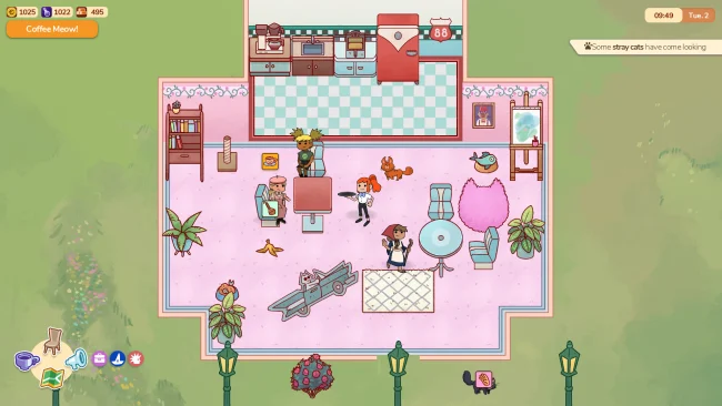 Captura de tela do jogo Cat Cafe Manager