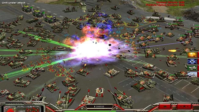 Command & Conquer: Generals: captura de pantalla del juego Hora Cero