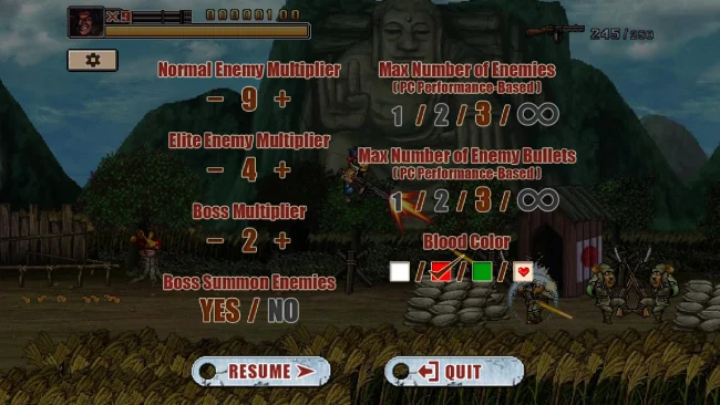 Captura de pantalla del juego Commando Collection