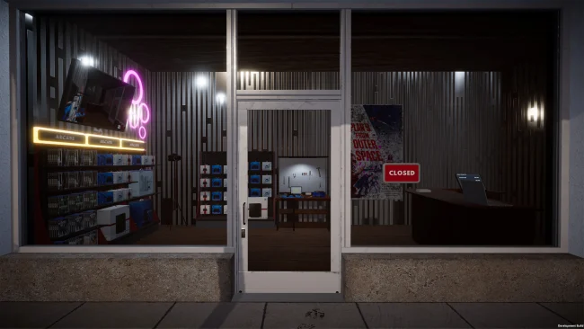 Captura de pantalla del juego del simulador de tienda de consola