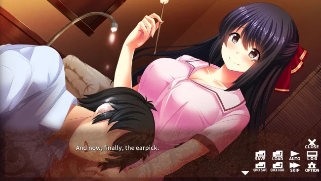 Captura de pantalla del juego relajante y de cosplay.