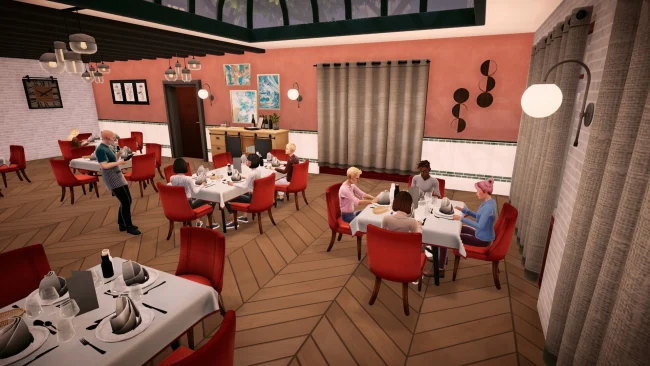 Chef Life - uma captura de tela do jogo Restaurant Simulator