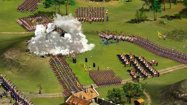 Captura de pantalla del juego Cossacks II: Napoleonic Wars