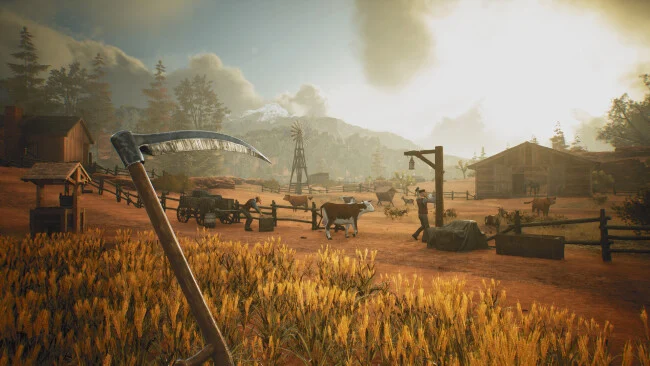 Captura de pantalla del juego Cowboy Life Simulator