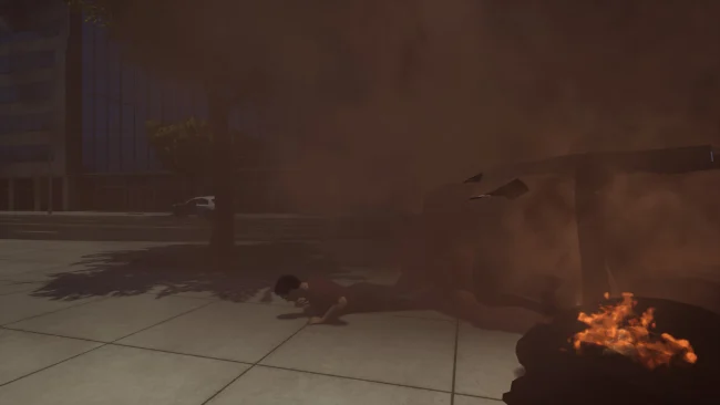 Captura de pantalla del juego CRASH TEST IDIOT