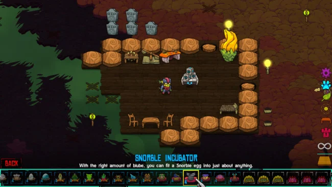 Captura de pantalla del juego Crashlands