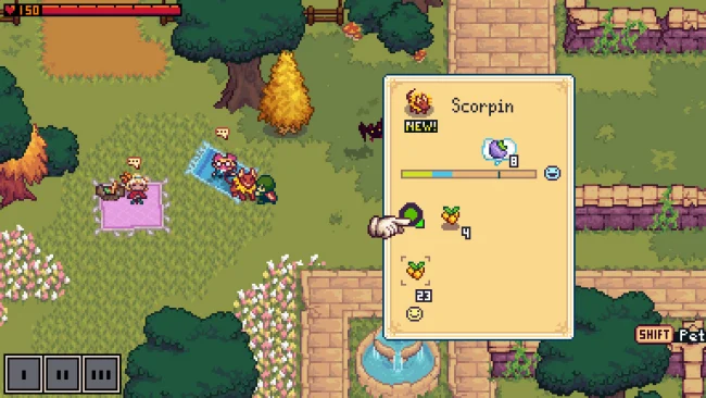 Captura de pantalla del juego Creature Keeper