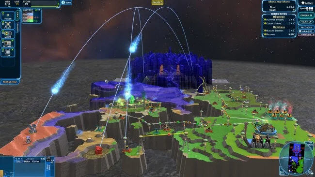 Captura de pantalla del juego Creeper World