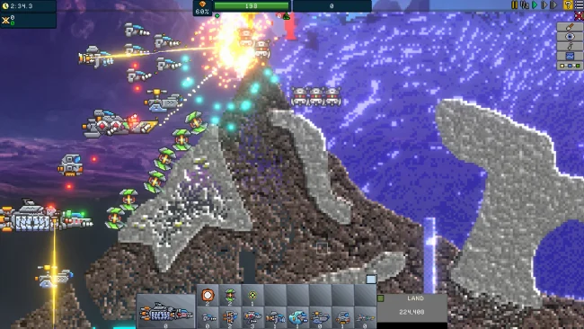 Captura de pantalla del juego Creeper World IXE