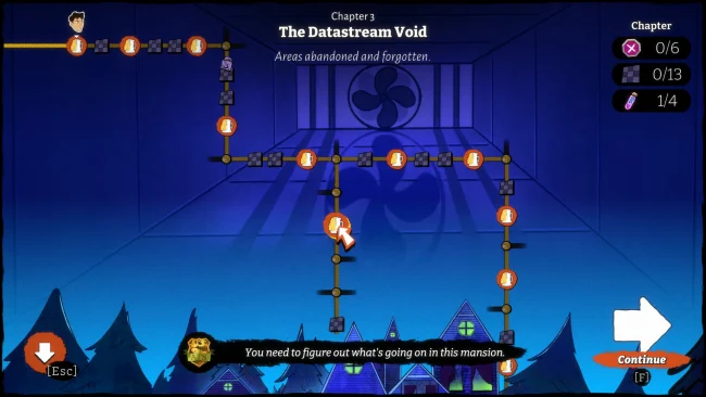 Captura de pantalla del juego Creepy Redneck Dinosaur Mansion