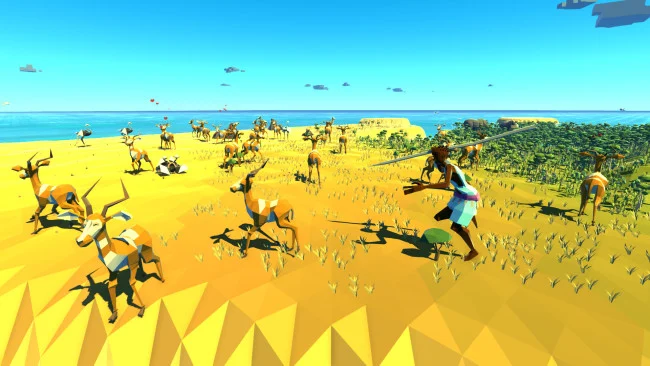 Crest: captura de pantalla del juego Indirect God Sim