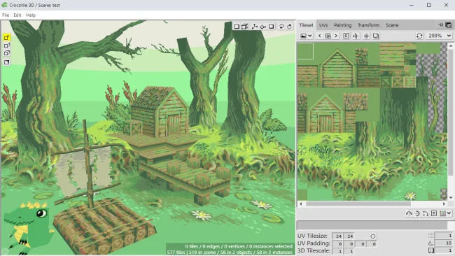 Captura de pantalla para PC de Crocotile 3D