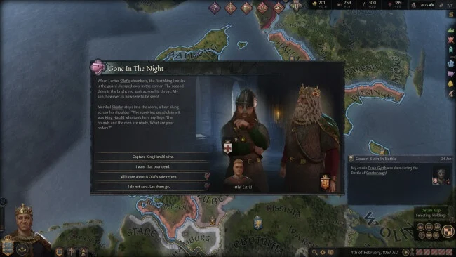 Captura de pantalla de Crusader Kings III