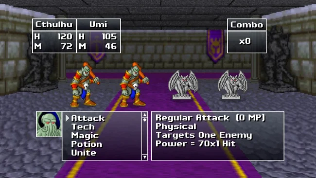 Captura de pantalla del juego Cthulhu salva el mundo