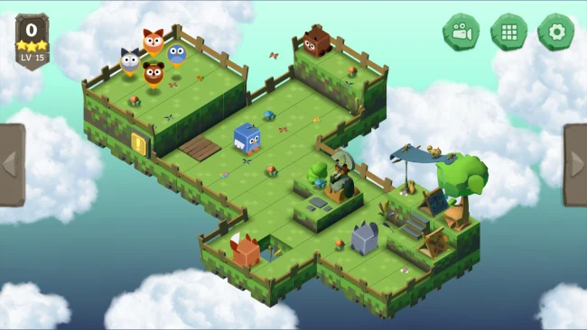 Cubicity: Captura de pantalla de PC con rompecabezas deslizante