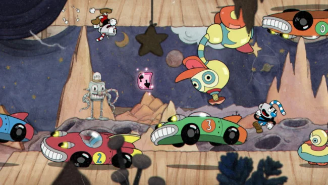 Captura de pantalla del juego Cuphead