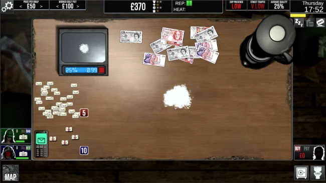 Captura de tela do PC do traficante de cocaína