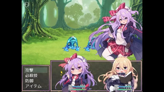 Captura de pantalla de un juego lindo, arruinado y ligado a mazmorras